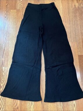 NEW Zenana Black Knit Sweater Pants
